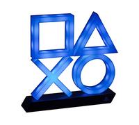Playstation PS5 Icon Light Unisex Lámpara de mesa blanco-negro, Plastico,