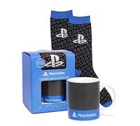 Playstation Taza y calcetines One Size Gaming Remote 11oz Copa Game Merchandise Un tamaño