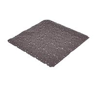 Plaza Tres Aguas - Alfombrilla de baño Cuadrada Antideslizante para Ducha 50*50cm , 100% PVC - Tendance Taupe