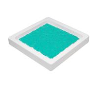 Plaza Tres Aguas - Alfombrilla de baño Cuadrada Antideslizante para Ducha 50*50cm , 100% PVC - Tendance Vert