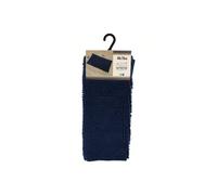 Plaza Tres Aguas - Microfibra Alfombrilla de baño con Bolas 45x75 cm 100% poliéster - Tendance Blue