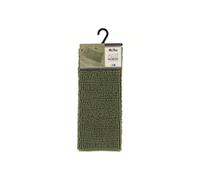 Plaza Tres Aguas - Microfibra Alfombrilla de baño con Bolas 45x75 cm 100% poliéster - Tendance Green