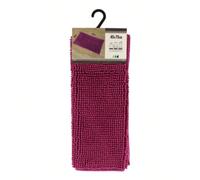 Plaza Tres Aguas - Microfibra Alfombrilla de baño con Bolas 45x75 cm 100% poliéster - Tendance Purple
