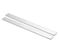 Pletina de aluminio， Barra plana cuadrada de aluminio de 4 mm de espesor, ideal for fabricación de construcciones, 4 × 40 × 495 mm(4x40x495mm)