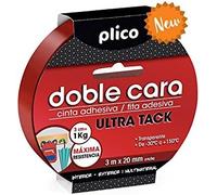 Plico cinta de doble cara ultra tack transparente