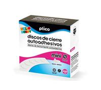 PLICO DISCOS DE CIERRE TEXTIL AUTOADHESIVOS MINI 10MM 400UD BLANC DISCOS DE CIERRE