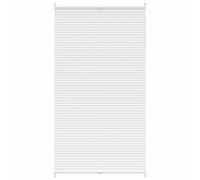 Plisé Para Ventana Persiana 110X200cm en color Crema/Blanco | protección solar decorativa para ventanas hogar oficina dormitorio fácil de instalar