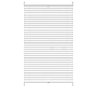 Plisé Para Ventana Persiana 70X150cm en color Crema/Blanco | protección solar decorativa para ventanas hogar oficina dormitorio fácil de instalar