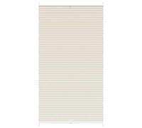 Plisse Persiana Cortina Plisada 100X200cm en color Blanco/Crema | protección solar decorativa para ventanas hogar oficina dormitorio fácil de instalar