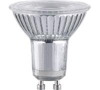 Paulmann 28984 Reflector LED estándar 230V GU10 7W 230V 550lm regulable 50mm plateado cristal 2700K - blanco cálido, fuente de luz