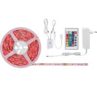 Paulmann 78979 Juego de strip SimpLED 7,5 m, strip LED 26 W, tira de luz RGB, cinta de luz multicolor con recubrimiento