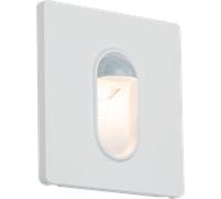 Paulmann 92923 Luminaria empotrable LED, aplique empotrable cuadrado incl. 1x2,7 W, foco empotrable, blanco, Spot, plástico, lámpara empotrable 2700 K