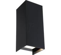 Paulmann Flame aplique 2 luces 15,5cm antracita