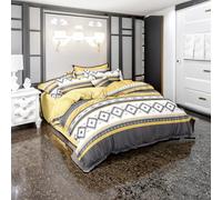 PLSS HOME Juego Funda Nórdico Microfibra Hipoalergénico Cama 90 135 150 180cm Edredón 3 o 4 Piezas - Varios Tamaños y Colores