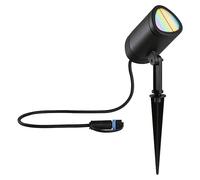 Plug & Shine Foco LED de jardín Shira (6,5 W, IP65, RGBW, Gris)