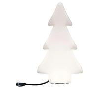 Plug & Shine Lámpara LED decorativa exterior (Blanco, L x An x Al: 14 cm x 28 mm x 49 cm)