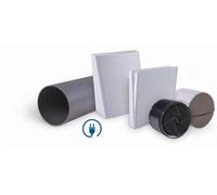 Pluggit iconVent 175 - Kit completo básico con cubierta exterior e interior de plástico - ICV175K