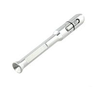 Pluma de alimentación de alambre TIG, relleno de varilla de soldadura portátil para alambre de 1.0-3.2 mm, soporte de electrodo de metal con control de dedo para alivio de la artritis, plateado