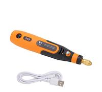Pluma de grabado eléctrica Herramienta rotativa inalámbrica recargable por USB, 3 velocidades ajustables 5000-15000 RPM, pluma de pulido y tallado eficiente de bajo ruido para