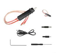 Pluma de soldadura por puntos integrada 1500A, herramienta de soldadura manual, presión ajustable y espaciado de pines para metal para montaje de paquete de batería, puntas chapadas en oro de cobre