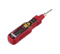 Pluma del probador del voltaje de Digitaces con la luz llevada y el destornillador de la cabeza doble para la detección del circuito de la CA 11v a 450v en color rojo (negro)