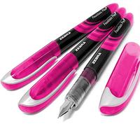 Pluma estilográfica Zebra desechable (3 unidades), color rosa