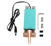 Pluma soldadora por puntos de mano hecha de latón grueso con mango de resorte expandible para montaje de batería Cian 4 V a 12 V CC herramienta de operación