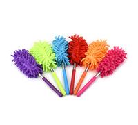 Plumero retráctil y lavable de gran alcance para limpiar, cepillo de mano de chenilla con barra telescópica, cepillo telescópico extensible para limpiar ventanas de casas rodantes