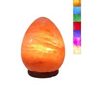 PLUS HOME Lámpara de Sal del Himalaya Natural Lamparitas Multiforma de Sal USB Con Luz de Colores
