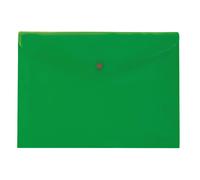 Plus Office Carpeta Dossier Broche Polipropileno Sobre Tamaño A3 320x450mm Apaisado Color Verde (Pack de 3 uds.)
