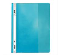 Plus Office Carpeta Dossier Fastener Plástico A4 240x310 mm Capacidad 100 Hojas Color Azul Claro (Pack de 5 Uds.)