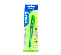 Plus Office Pilot Frixion Point - Bolígrafo de punta fina, Verde, 1 unidad