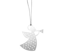 Pluto Design Colgante de Navidad Pluto metal ángel. color plata