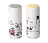 Pluto Design Salero & pimentero Moomin love Vit-multi