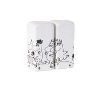 Pluto Design Salero y pimentero Familia Moomin blanco
