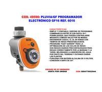 Pluvia/GF Programador de Riego Electrónico GF16 6016/100-010-277