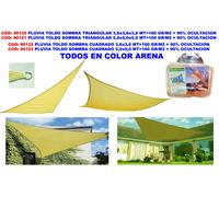 Pluvia Toldo Sombra Cuadrado 3,6x3,6 mt 90% Ocultación