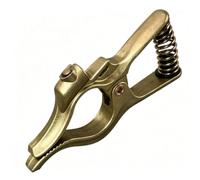 Plyisty 300 Amperios Cobre T Estilo Abrazadera de Tierra para Soldadura | Cobre , mandíbula de 45 mm, 18 cm de longitud, pico de pato estilo T, para 10-20 mm