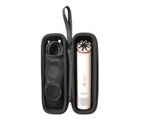 Plyisty Estuche Portátil de Viaje para Mini Ventilador HushJet, Negro | Carcasa rígida, forro EVA a prueba de golpes, bolsillo de malla, correa para la muñeca, para ventilador y accesorios