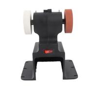 Plyisty Mini Amoladora de Banco, Lijadora Pulidora Eléctrica de 250 W con Velocidad Variable, Pequeña Rectificadora de Mesa para Pulir Joyas de Madera y Metal, Apta para Batería de 18 V