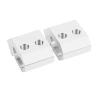 Plyisty Sujetador de Esquina de Riel de Caja de Herramientas con Agujero | Soporte de esquina de riel de metal, soporte universal para caja de herramientas, adaptador de clip de repuesto con tornillos