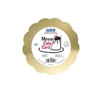 PME Bandeja Espejo para Tarta - Festoneada Dorada 152 mm (6 Pulgadas), Paquete de 3