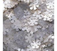 PME Cake Purpurina Comestible de Navidad | Formas de Copo de Nieve (1g / 0.03oz) | Decoraciones Brillantes Festivas para Cupcakes, Galletas y Repostería de Invierno