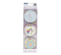 PME Cápsulas Forradas de Aluminio - Unicornio, Set de 3, Pack de 60