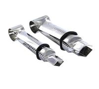 PME Crimpers Serrado Doble V, Tamaños Grande y Pequeño, Set de 2