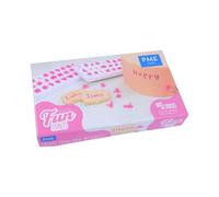 PME Fun Fonts - Letras del Alfabeto en Mayúsculas y Minúsculas para la Decoración de Tartas, Paquete de 52, Colección 3, FF58