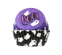 PME Halloween Cápsulas para Cupcakes forradas de Aluminio - Fantasmas Espeluznantes (Set de 60)