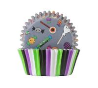 PME Halloween Cápsulas para Cupcakes forradas de Aluminio - Truco o Dulce (Set de 60)