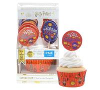 PME Harry Potter Set de 24 cápsulas para cupcakes y toppers con el Troll en el Calabozo