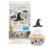 PME Harry Potter Set de 24 cápsulas para cupcakes y toppers con Hogwarts